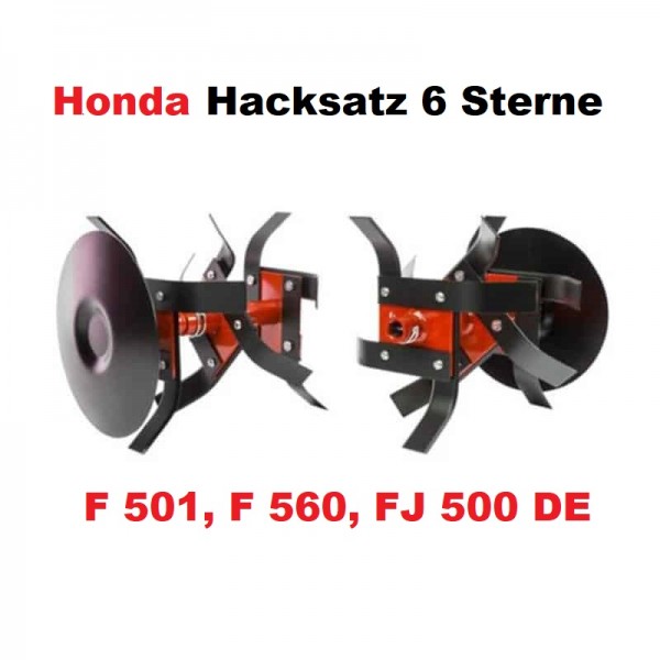 Honda Hacksatz 6 Sterne - F 501, F 560, FJ 500 DE .
