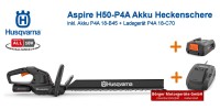 Husqvarna Aspire Akku-Heckenschere H50-P4A Set