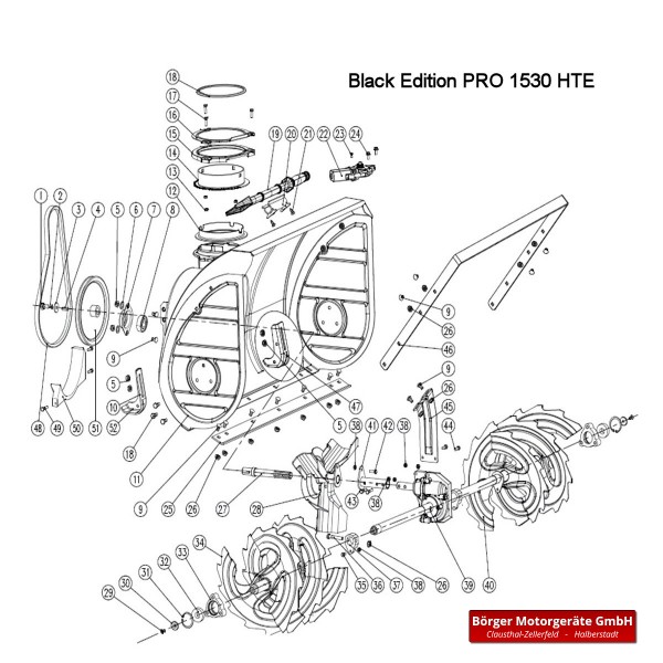 Black Edition PRO 1530 HTE - Stellmotor