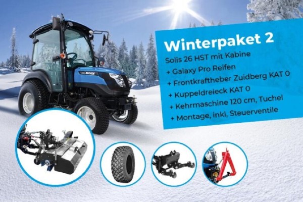 Solis 26 HST Allrad Traktor mit Winterpaket 2