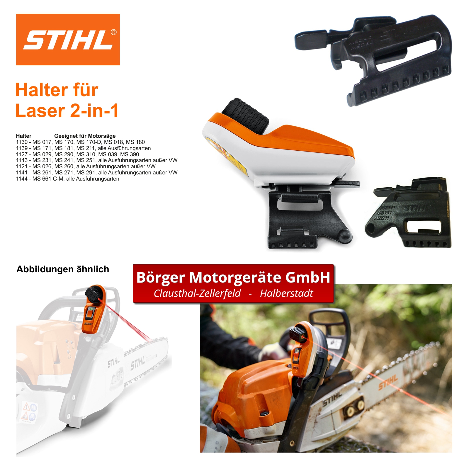 Stihl Laser 2 In 1 Stihl Halter für Laser 2-in-1 - 1121 791 5400 | Börger Motorgeräte GmbH