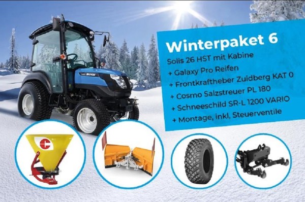 Solis 26 HST Allrad Traktor mit Winterpaket 6