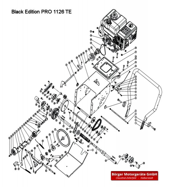 Black Edition PRO 1126 TE - Bowdenzug Lenkhilfe