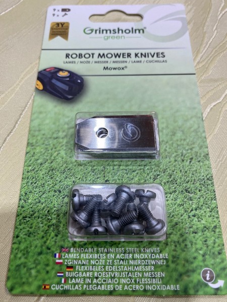 Messer für MOWOX RM Mähroboter - (9 Stk)