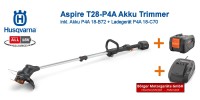 Husqvarna Aspire Akku-Trimmer T28-P4A Set 2
