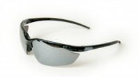 Oregon Schutzbrille Schwarz Silber verspiegelt, Rahmen Schwarz - Q545833