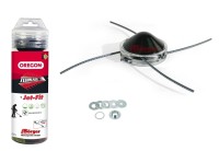 Oregon Freischneidefaden Techni-Blade™ 360 Stück & Jet-Fit™ 4-Fadenkopf - Vorteilspaket