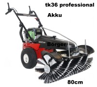 Tielbürger TK36 Professional Akku-Kehrmaschine