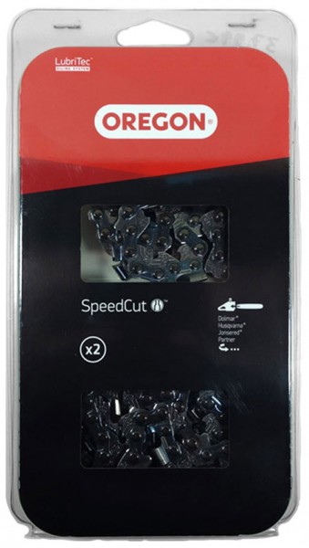 Oregon Sägekette 95TXL .325&quot; 1,3 mm 56TG HM SpeedCut™ 2 Stück - 95TXL056E