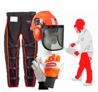 Oregon Schutzausrüstungsset - Beinlinge | Helm | Handschuhe